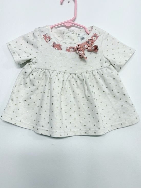 Max Studio Other - Max Studio Baby 6-9M Polka Dot Dress 🤍 Bow Detail Cute Outfit